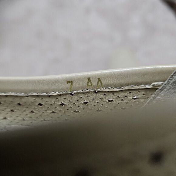 Rangoni Firenze Women's Size 7 AA Tan Leather Low Heels Pump Square Toe Shoes - Picture 8 of 9